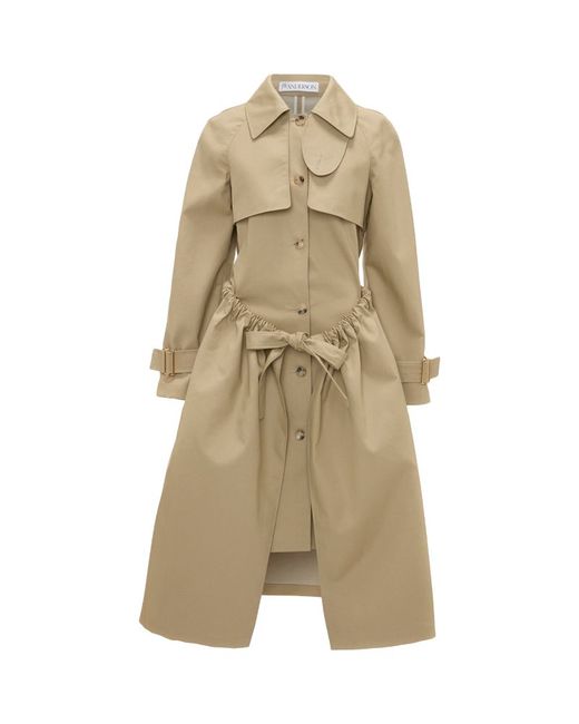 J.W.Anderson Ruched Trench Coat