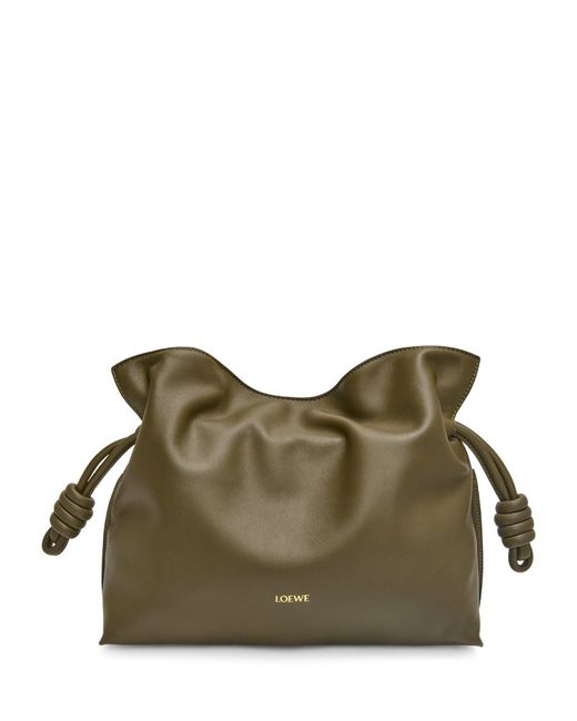 Loewe Medium Leather Flamenco Clutch Bag