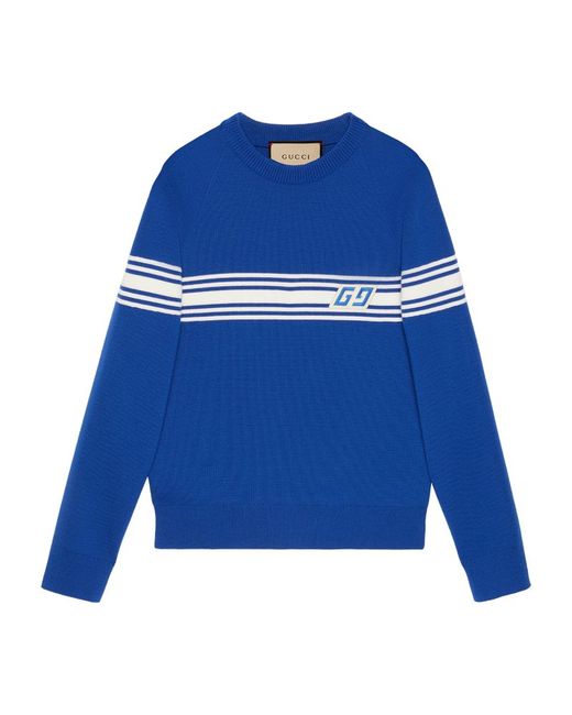 Gucci Knit Sweater With Square Gg