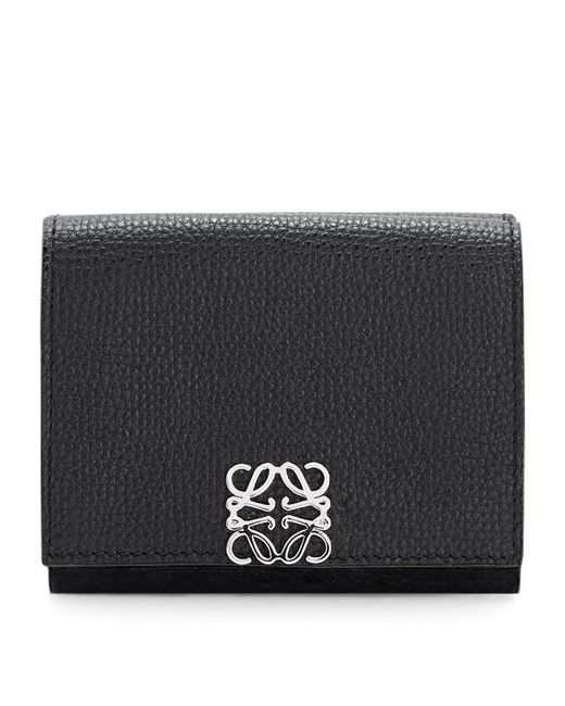 Loewe Leather Anagram Trifold Wallet