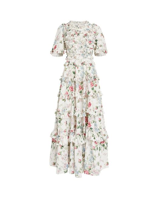 needle & thread Crepe Floral Fantasy Gown