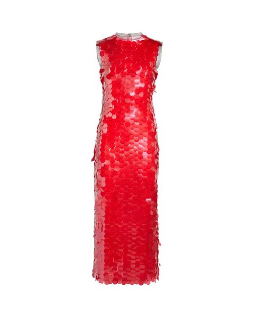 16Arlington Circular-Sequinned Midi Dress