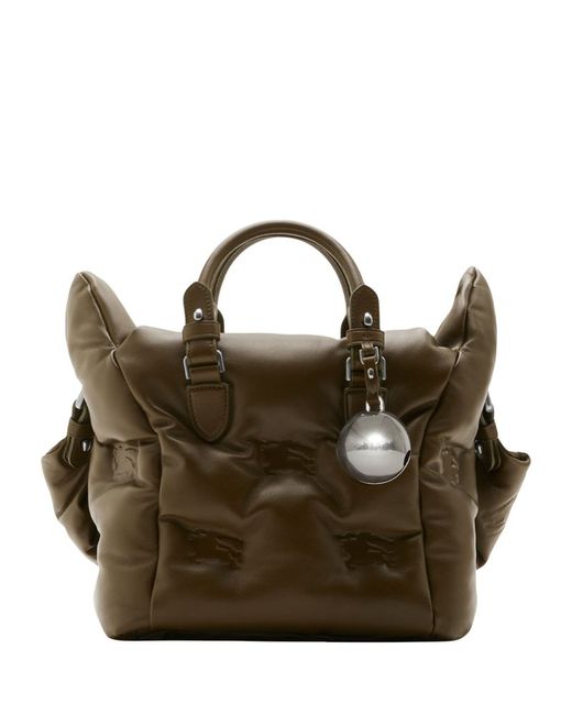 Burberry Padded Leather Shield Tote Bag