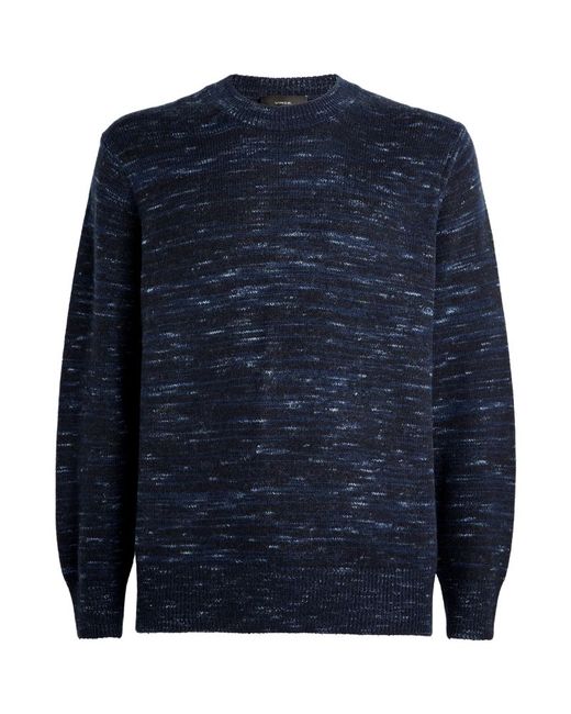 Vince Wool-Cashmere Speckled Sweater