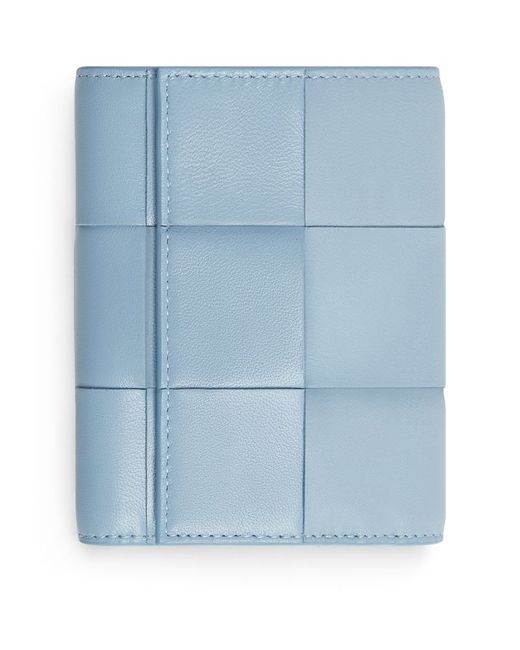 Bottega Veneta Leather Cassette Tri-Fold Wallet