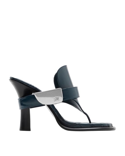 Burberry Calf Leather Bay Sandals