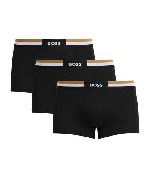 Boss Logo Motion Trunks Pack Of 3