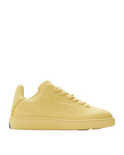 Burberry Leather Embossed Box Sneakers