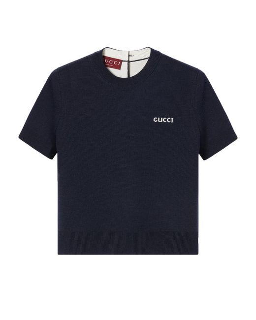 Gucci Cropped Logo T-Shirt