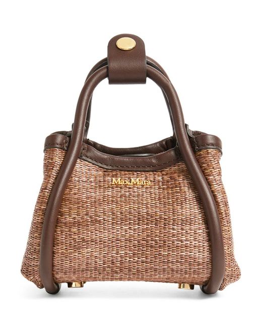 Max Mara Mini Jacquard Top-Handle Bag