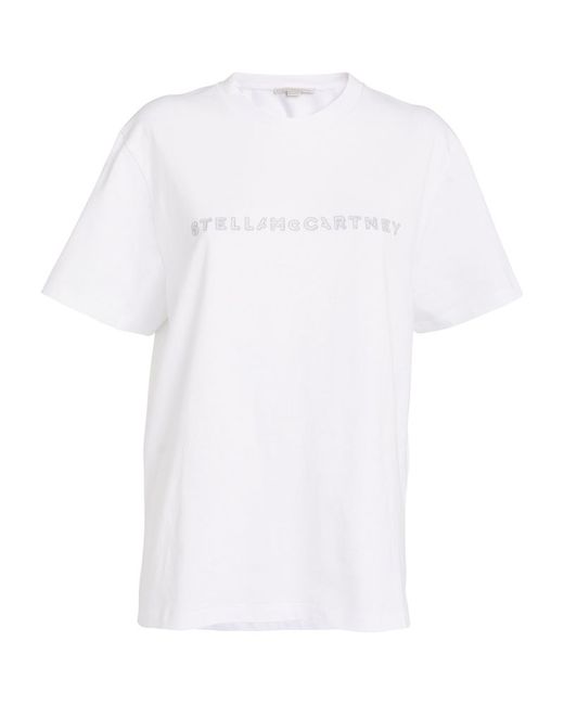 Stella McCartney Embellished Logo T-Shirt