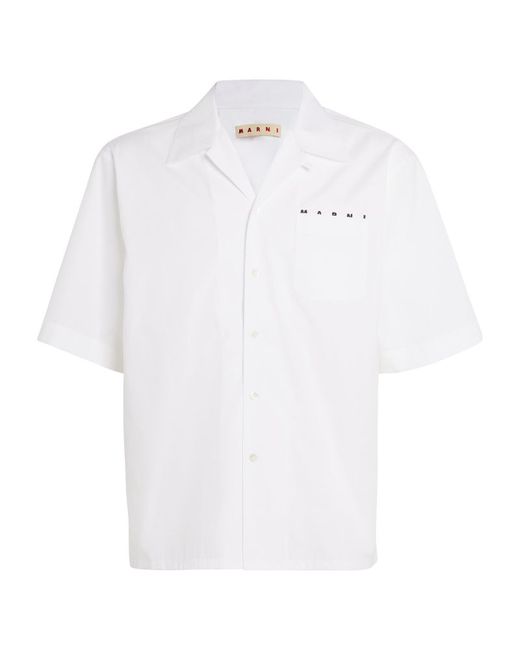 Marni Poplin Short-Sleeve Shirt