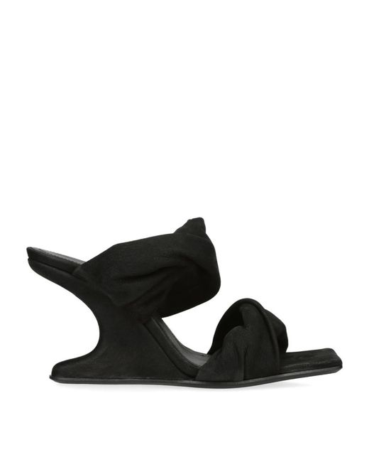 Rick Owens Cantilever Twisted Sandals 80