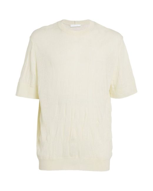 Helmut Lang Wool Crinkled T-Shirt