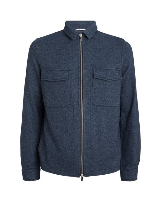Marco Pescarolo Silk-Cashmere Zip-Up Jacket