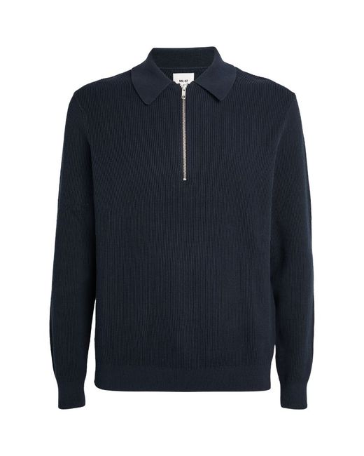 Nn07 Cotton Ribbed Quarter-Zip Sweater
