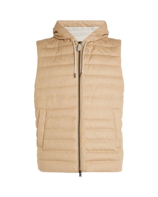 Herno Silk-Cashmere Down Padded Gilet
