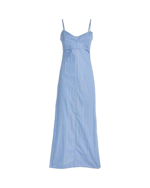 Victoria Beckham Cami Striped Maxi Dress