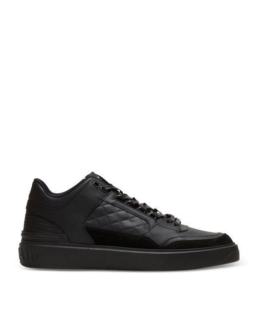 Balmain Leather B-Court Sneakers