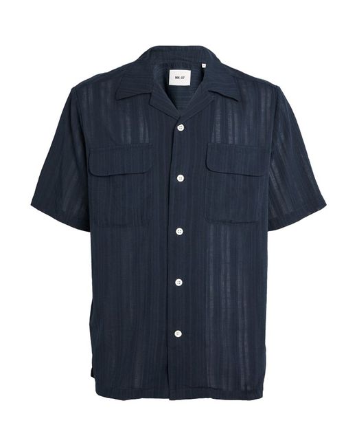 Nn07 Striped Short-Sleeve Shirt