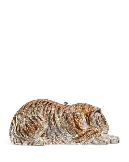 Judith Leiber Embellished Bengal Tiger Clutch