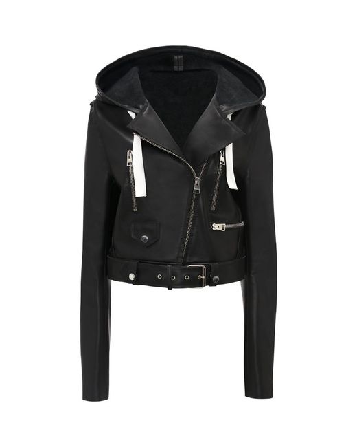 J.W.Anderson Hooded Leather Jacket