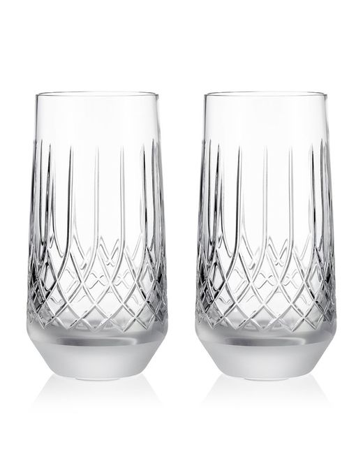 Waterford Set Of 2 Lismore Arcus Highball Glasses 455Ml