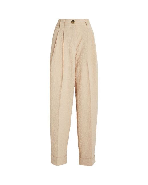 Ganni Textured Suiting Trousers
