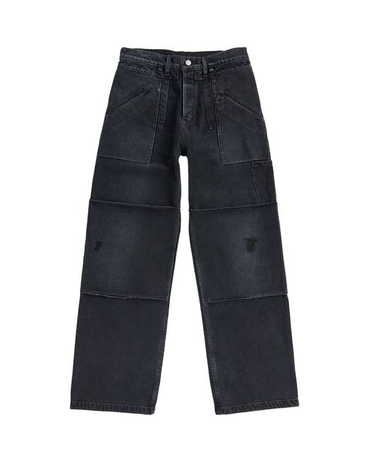 Ezr Panelled Straight Jeans