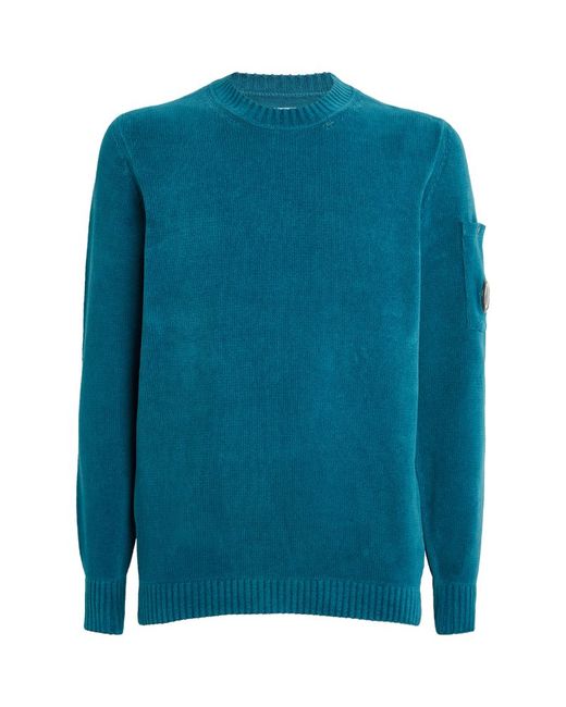 CP Company Chenille Lens-Detail Sweater