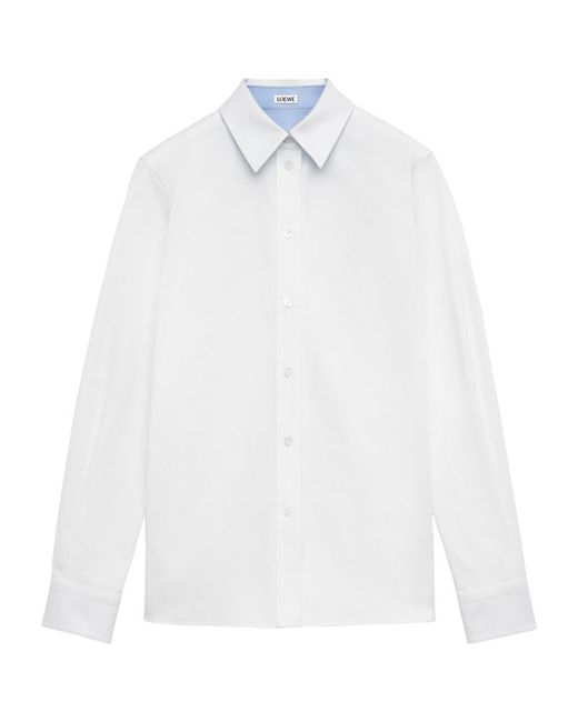 Loewe Cotton-Blend Button-Down Shirt