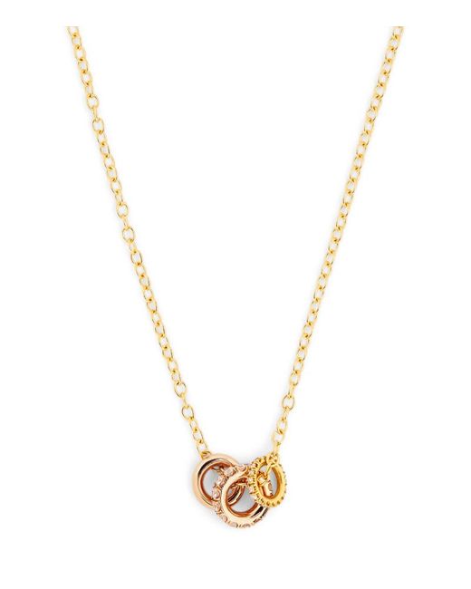 Spinelli Kilcollin Yellow Rose And Diamond Chain Necklace
