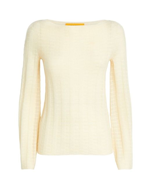 Guest in Residence Merino-Cashmere-Silk Top