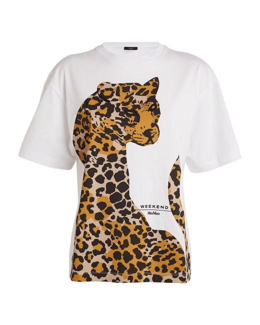 Weekend Max Mara Leopard Viterbo T-Shirt