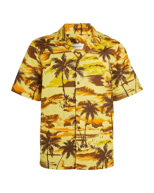 Moncler Palm Tree Print Shirt