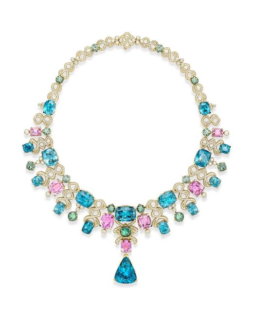 Boodles Yellow Diamond And Coloured Gemstone Murano A Family Journey Necklace