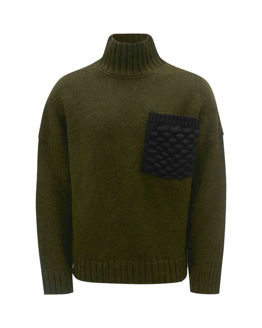 J.W.Anderson Pocket-Detail Popcorn Sweater