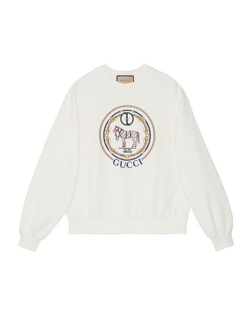 Gucci Cotton Embroidered Sweatshirt