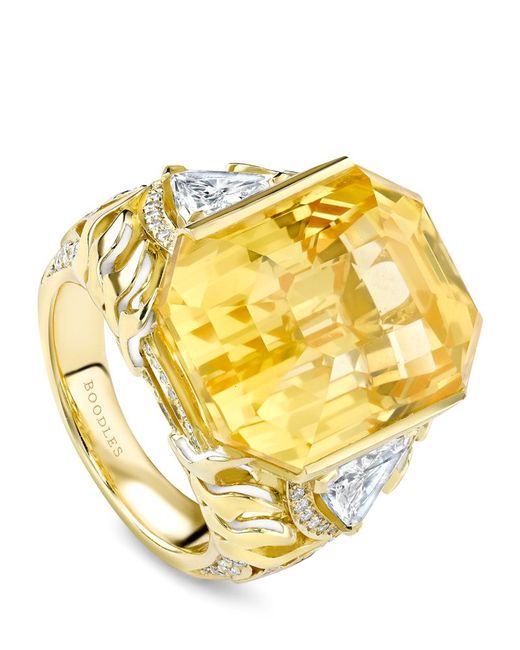 Boodles Yellow Sapphire And Diamond A Family Journey Seville Ring