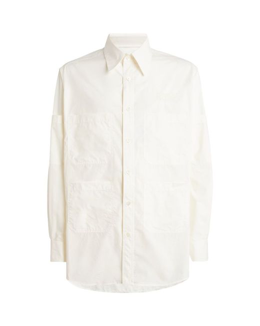 Mm6 Maison Margiela 6-Pocket Long-Sleeve Shirt