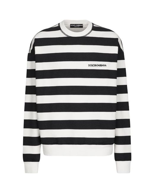 Dolce & Gabbana Striped Sweatshirt
