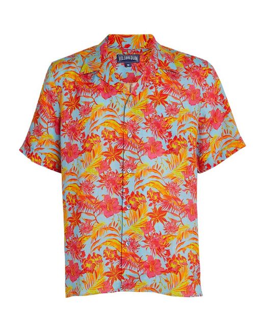 Vilebrequin Linen Tropical Santorini Shirt