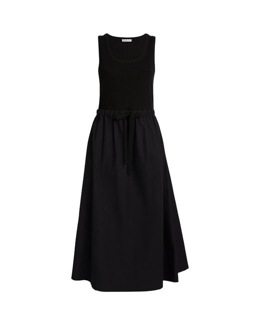 Moncler Cotton-Blend Midi Dress