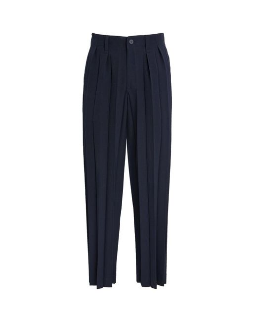 Homme Pliss Issey Miyake Wide-Pleat Straight Trousers