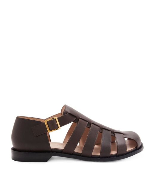 Loewe Leather Campo Sandals