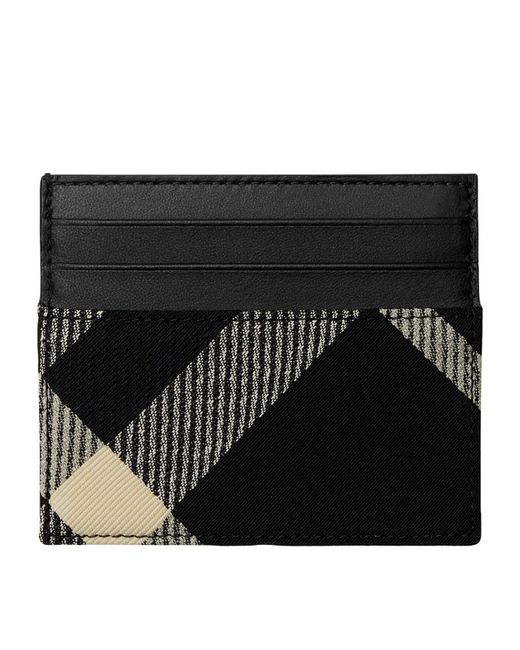 Burberry Tall Check Card Holder