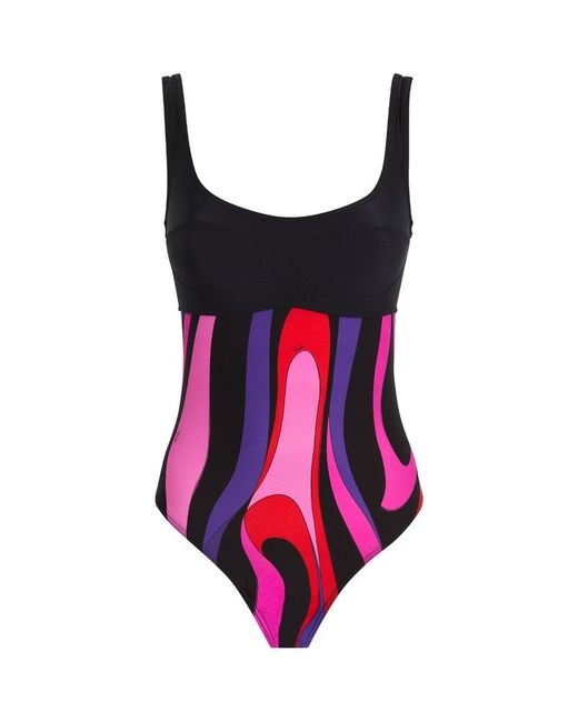 Emilio Pucci Pucci Marmo Print Swimsuit