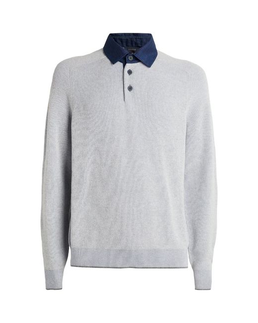 Sease Cashmere-Cotton Long-Sleeve Shirt