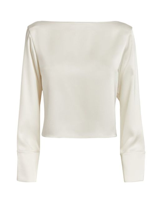 Theory Boat-Neck Blouse