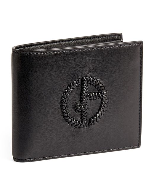 Giorgio Armani Leather Logo Bifold Wallet